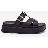 Boto Women's Platform Sandals With Straps And Buckle Black Elimessa | Eponuda.ba