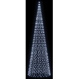  Božićno drvce od svjetlosnih niti s klinom i jarbolom 500 cm | shoptok.hr