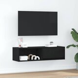 vidaXL TV ormarić crni hrast 100x31x25,5 cm konstruirano drvo Cijene