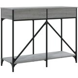  Konzolni stol siva boja hrasta 100x39x78 5 cm konstruirano drvo | shoptok.hr