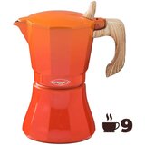  Talijanska Moka za Kavu Oroley Petra 9 Šalice Oranžna Aluminij | shoptok.hr