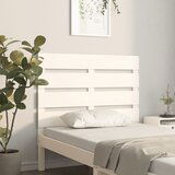 Maison Chic posteljno vzglavje - vzglavna omarica - nočna omarica belo 75x3x80 cm trdna borovina, (21706222) | Shoptok.si