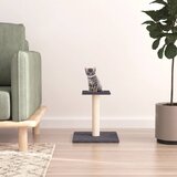 vidaXL Grebalica za mačke s platformom tamnosiva 38 cm | shoptok.hr