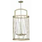 Elstead Lighting Elstead Nest Stropni lestenec s 4 lučmi, srebrn list, E27, (22098753) | Shoptok.si