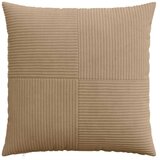  Presvlaka za jastuk 2 pcs ALMELO Smeđa 80 x 80 cm Kord - Smeđa 80 x 80 cm 2 | shoptok.hr