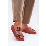 Zaxy Fragrant Women's Slippers With Glitter And Buckles Dirty Pink | shoptok.hr