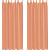 Voile zavjese s petljama 2 kom terakota 140x260 cm | shoptok.hr