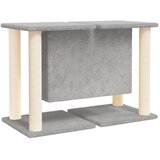  Penjalica za mačke sa stupovima za grebanje svjetlosiva 50 cm | shoptok.hr