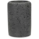 Temno siv lonček za zobne ščetke iz poliresina Suds –