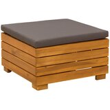  Vrtni otoman Čvrsto drvo akacije Smeđa | shoptok.hr