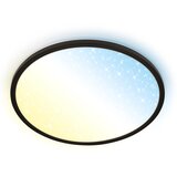 BRILO led stropna svetilka slim zvezdno nebo zatemnilna cct črna 3,3 x ø 37,5 cm Cene