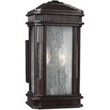 Elstead Lighting Elstead Federal Zunanja majhna stenska svetilka z 2 lučkami, bronasta, IP44, E14, (22099811) | Shoptok.si