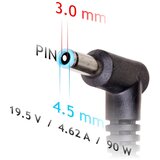 Akyga notebook power adapter AK-ND-26 19.5V/4.62A 90W 4.5x3.0 mm + pin HP power adapter/inverter Indoor Black Cijene