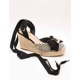 Espadrile LS2605052 Crudo Črna