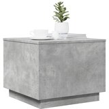  Stolić za kavu s LED svjetlima siva boja betona 50 x 50 x 40 cm | Shoptok.si