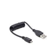 Gembird CC-MUSB2C-AMBM-0.6M microUSB 0,6m Black, kabel, (5000136451) Cene
