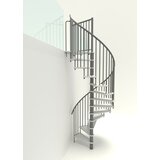 Minka spiralne stepenice - spiral smart siva bela 120 cm Cene