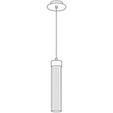  Kolarz 6009.30150 - Luster na sajli RAGGIO 1xE14/25W/230V srebrni | Eponuda.com