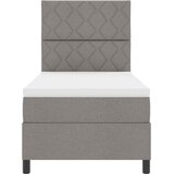  Krevet s opruga kutije Sivo-smeđa 90 x 190 cm tkanina | shoptok.hr