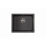 Metalac x quadro U50 podgradna sudopera, crna, fi 90, 570×470 mm Cene