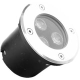 Greentech Ugradbeno podno svjetlo (12 V, 3 W, Ø x V: 100 x 80 mm) | shoptok.hr