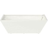  Vrtna saksija Bijelo 50 x 50 x 15 cm Čelična vrata | shoptok.hr