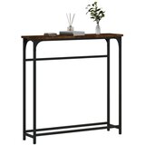  Konzolni stol boja hrasta 75 x 19 5 x 75 cm konstruirano drvo | shoptok.hr