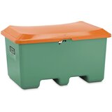 Cemo Posoda za posipni material iz umetne mase s steklenimi vlakni, prostornina 400 l, brez odprtine za odvzemanje, možnost uvoza, zelen zaboj | Shoptok.si