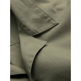 Ombre Men's short sleeve shirt with Cuban collar - khaki | Shoptok.si