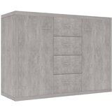 Maison Chic Komoda - Predalnik betonsko siva 88x30x65 cm iverna plošča, (21718224) Cene
