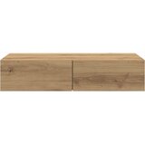  Zidna polica s ladicama umjetnički hrast 80x33x17 cm | Eponuda.com
