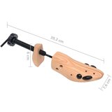 vidaXL Kopita za čevlje velikost 41-46 trdna borovina | Shoptok.si