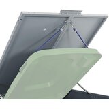  Spremište za 2 kanta za otpad sivo 138x79x117 cm čelično | shoptok.hr