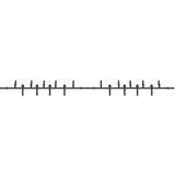  Komplet opreme za drsna vrata 427 cm jeklo črne barve, (22046757) | Shoptok.si