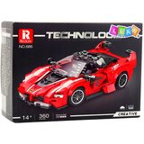 Kockice za slaganje auta FXX-K Race sa 360 elemenata - crveni | Shoptok.si