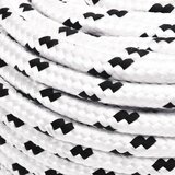 Pleteni brodski konop bijeli 6 mm x 25 m poliesterski | shoptok.hr