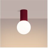 Sollux Bordo rdeča stropna svetilka s steklenim senčilom ø 12 cm Orbital – | Shoptok.si