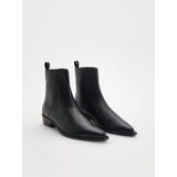 Reserved Ladies` ankle boots - črna Cene