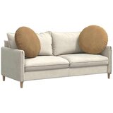  Jastučići za sjedenje 2 pcs Smeđa Ø 40 x 13 cm Baršun | shoptok.hr
