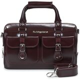 Dr. Martens Torbe za čez ramo Top Handle Bag Bag Cherry Red Oxford Rub Off Rdeča Cene