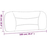  Jastuk za uzglavlje Hvar tamno sivi 100 cm tkanina | shoptok.hr