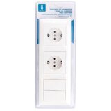 Aigostar Komplet 2x utičnica sa prekidačem 2x16A/250V SCHUKO | Eponuda.com