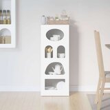  Strani šal Bela 40 x 35 x 100,5 cm Konstruiran les, (5000107536) | Shoptok.si