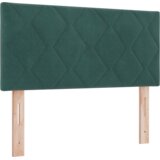 Box Postelja z vzmetnico Temno zelena 100 x 200 cm Žamet, (5000128415) Slike