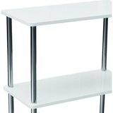 Möbelix Exklusiv regal tim, bela, barva kroma | Shoptok.si
