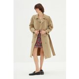 Trendyol Open Khaki Wide Cut Oversize Belted Windbreaker Detailed Water Repellent Long Trench Coat | Shoptok.si