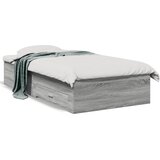 vidaXL Okvir kreveta s ladicama siva boja hrasta 90 x 190 cm drveni Cijene