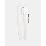 Karl Lagerfeld Hlače A1W10058 TEXT LOGO SLIM Bela | Shoptok.si