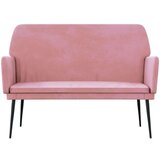 vidaXL Klop roza 108x79x79 cm žamet | Shoptok.si