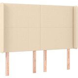  Box spring postelja z vzmetnico krem 140x200 cm blago, (20894609) | Shoptok.si